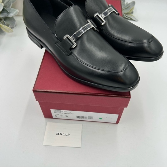 Men’s Bally ONIZI leather loafers size 9, made in Italy main image 4